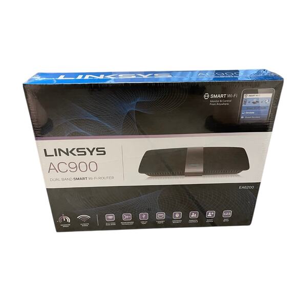NWB LINKSYS AC900 Wi-Fi Wireless Dual-Band Router - Smart Wi-Fi App - Picture 2 of 3